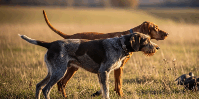 wirehaired pointing griffon and vizsla side by side in an op 20260303 071014
