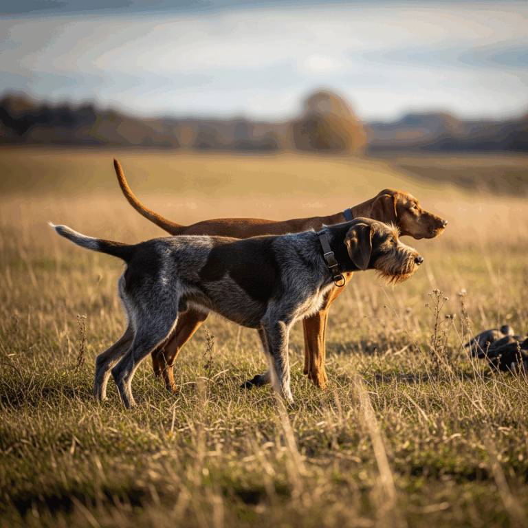 wirehaired pointing griffon and vizsla side by side in an op 20260303 071014