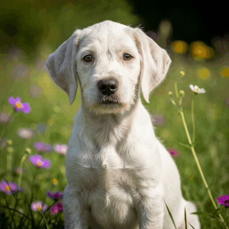 wirehaired pointing griffon puppies with breeder in a kennel 20260303 071934